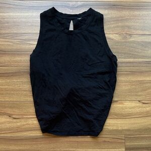 Black Sleeveless Women's Top